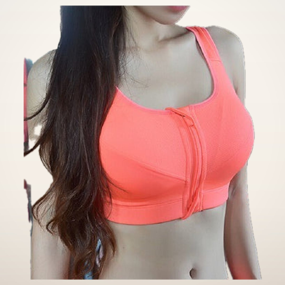 Sculpt Zip-Front High-Support Bra | Velvetella