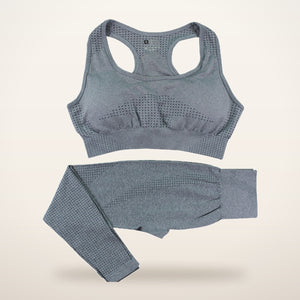Seamless Crop Top & Legging Set | Velvetella