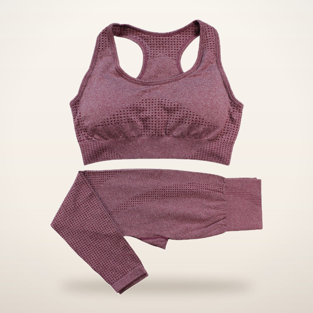 Seamless Crop Top & Legging Set | Velvetella