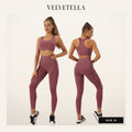 Seamless Crop Top & Legging Set | Velvetella