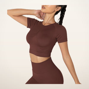Seamless Knit Tee | Velvetella