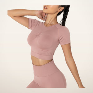 Seamless Knit Tee | Velvetella
