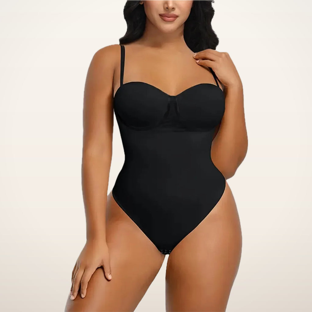 Seamless Lace-Up Bodysuit for Effortless Curves | Velvetella