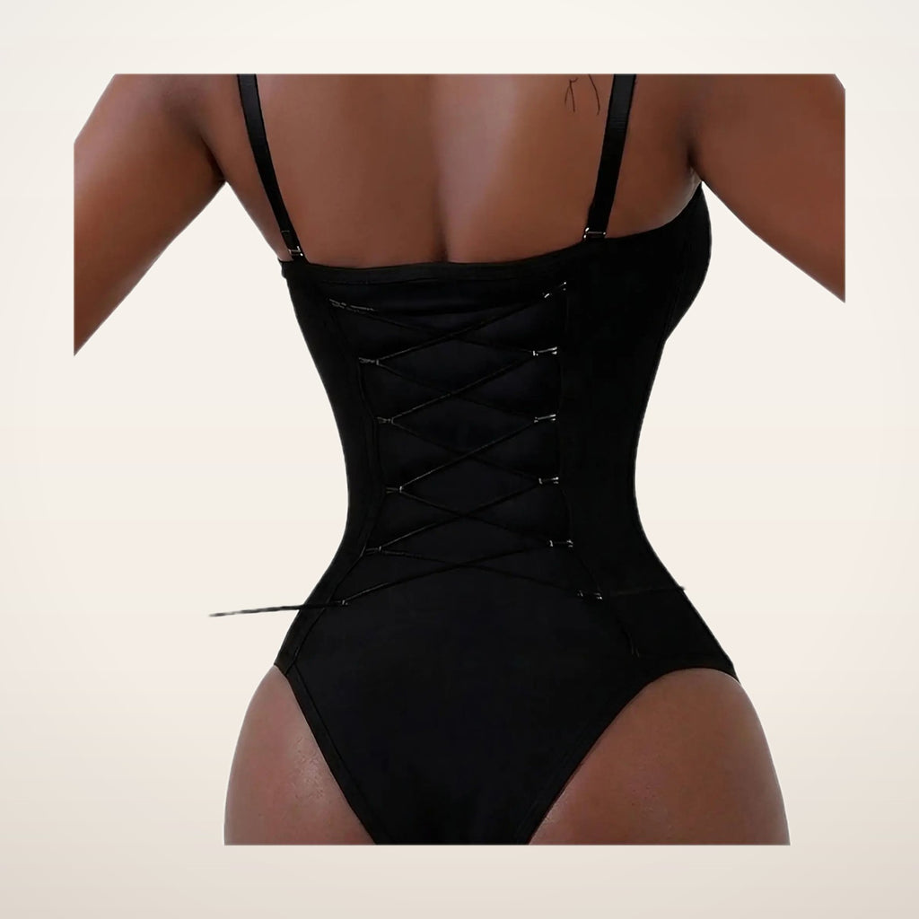 Seamless Lace-Up Bodysuit for Effortless Curves | Velvetella
