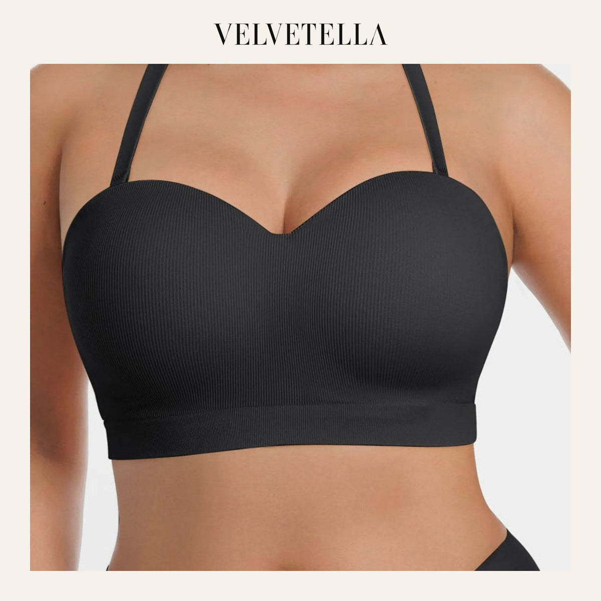 Seamless Strapless Wirefree Non Slip Bra | Velvetella
