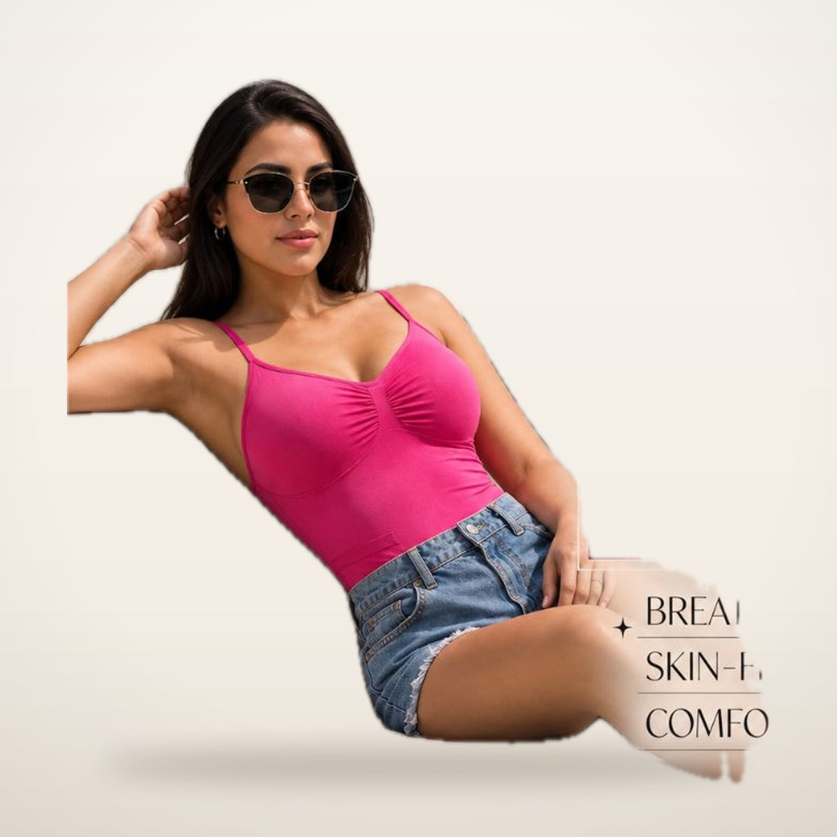 Aria Open-Back Seamless Smoothing Bodysuit | Velvetella