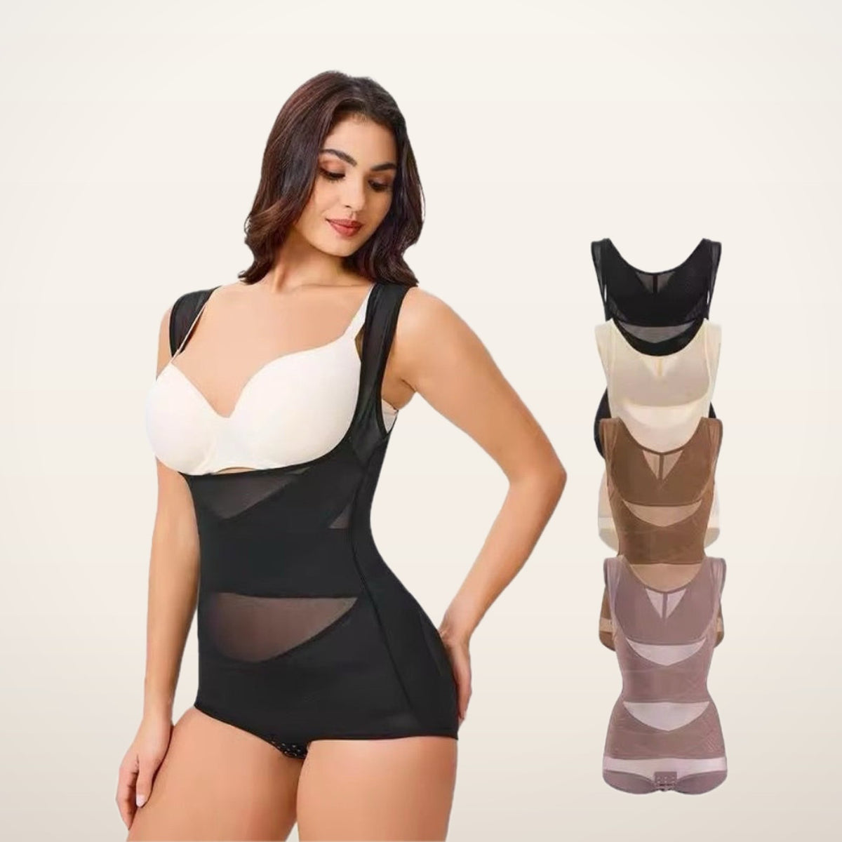Aria Breathable Mesh Smoothing Bodysuit | Velvetella
