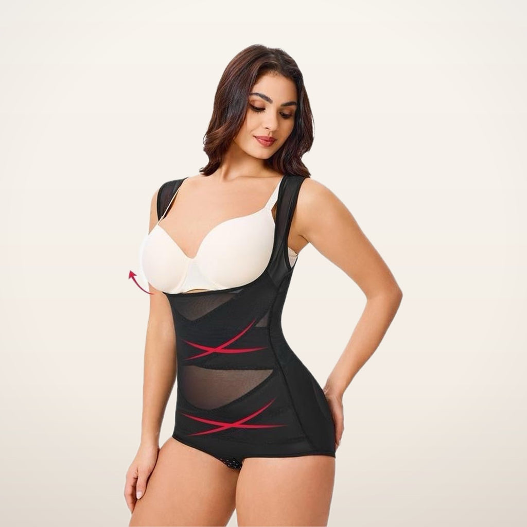 Aria Breathable Mesh Smoothing Bodysuit | Velvetella