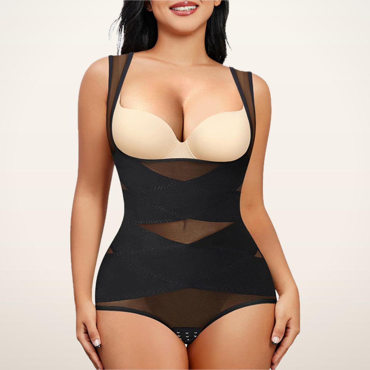 Aria Breathable Mesh Smoothing Bodysuit | Velvetella