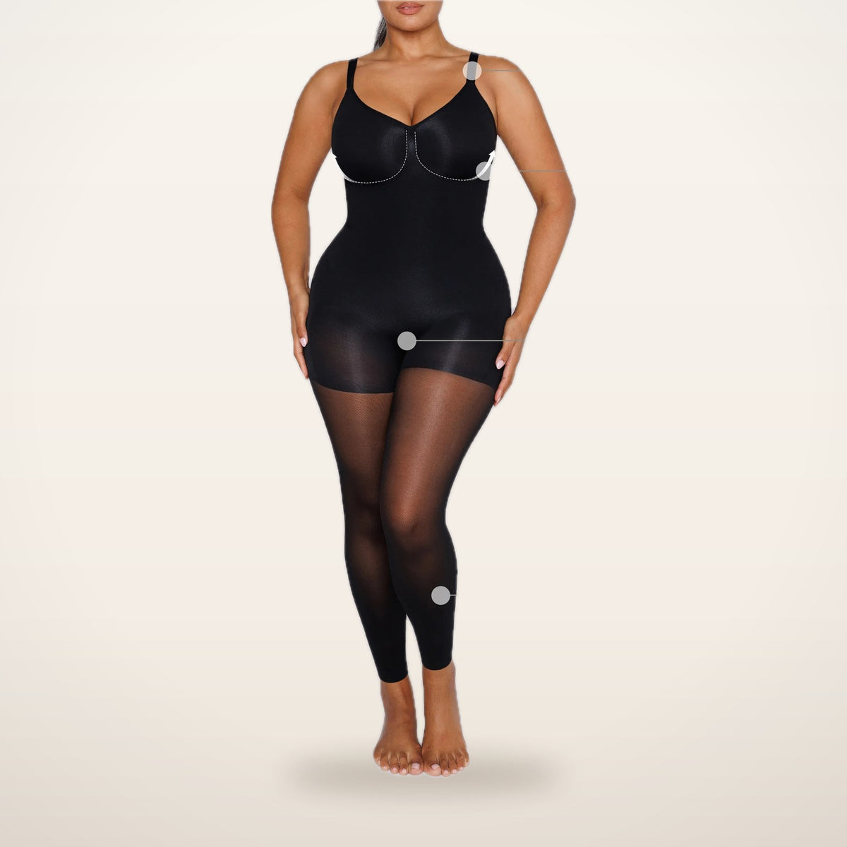 Skin Flow Full Coverage Bodysuit | Velvetella
