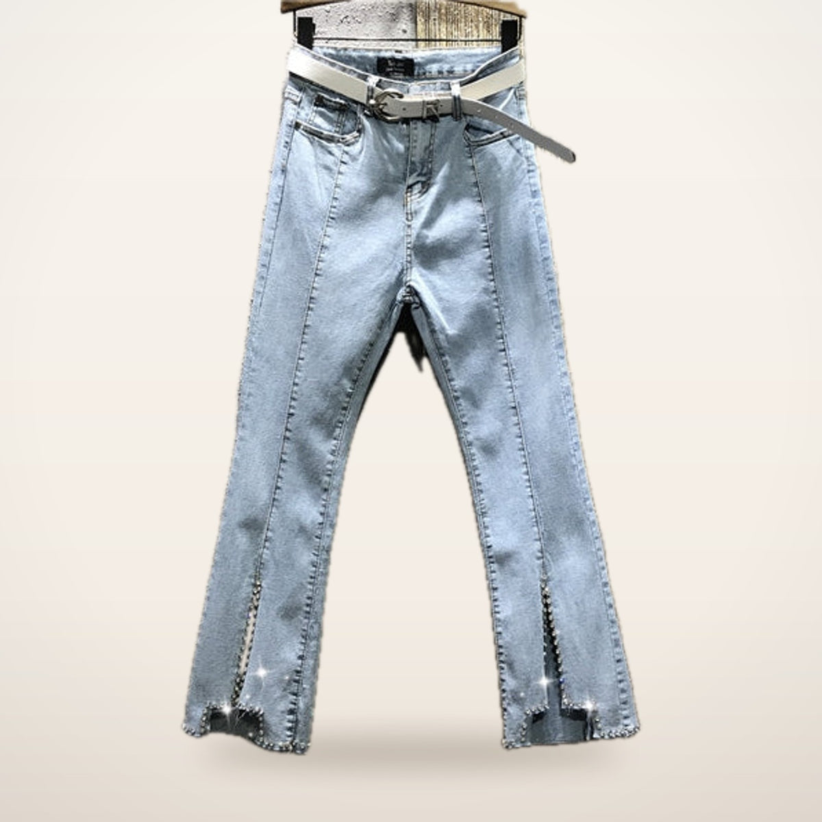 Sloane Split-Hem Skinny Jeans | Velvetella