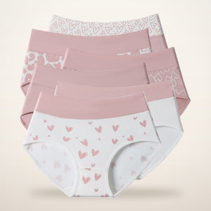 Hart Cotton High-Waist Briefs · Set of 6 | Velvetella