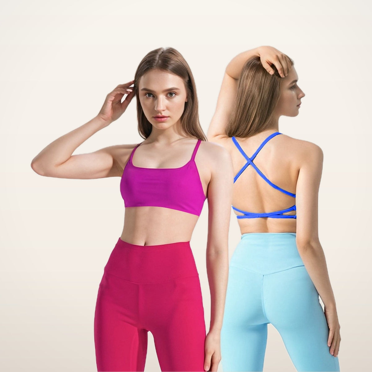 Studio Cross-Back Bra | Velvetella