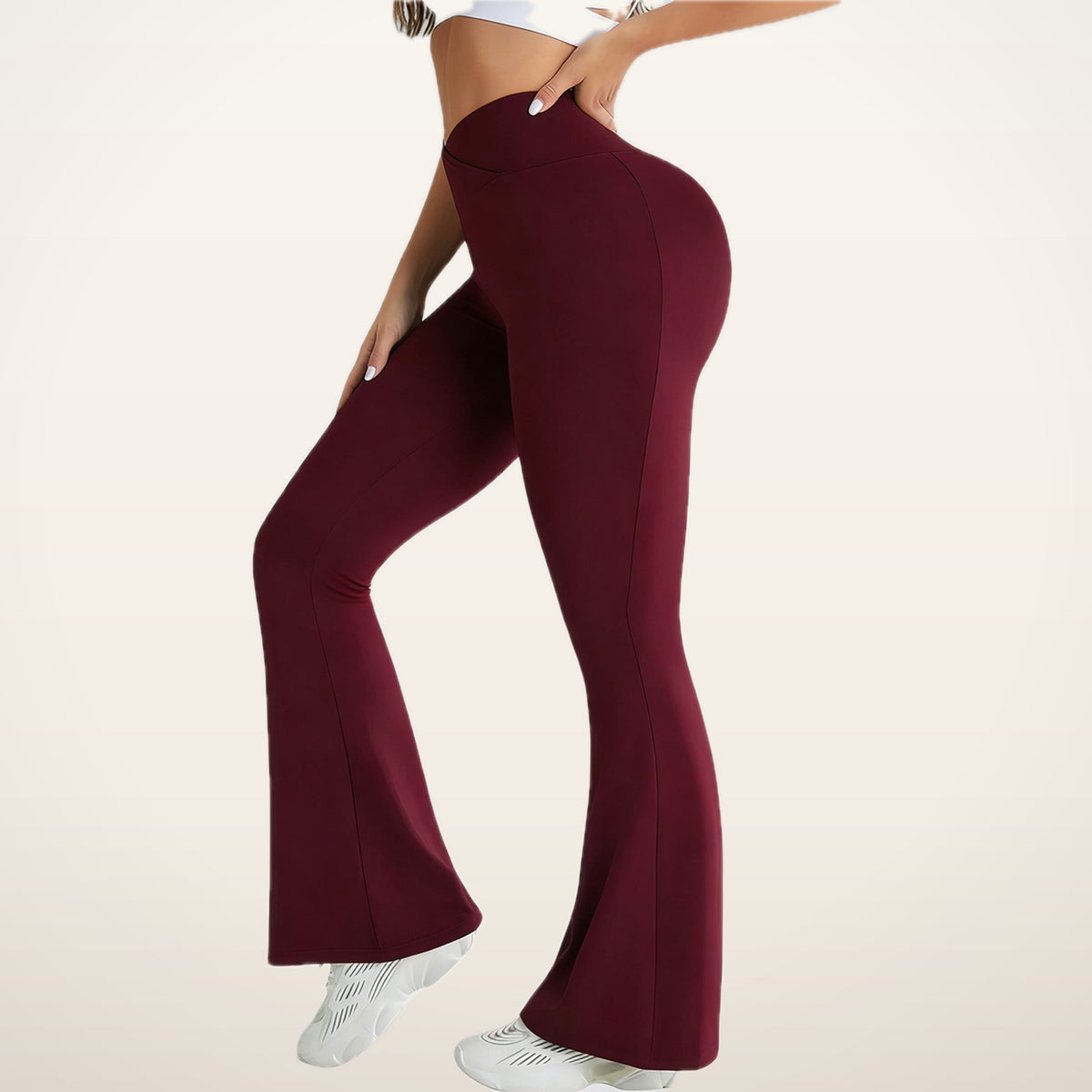 Studio Crossover Flare Pant | Velvetella