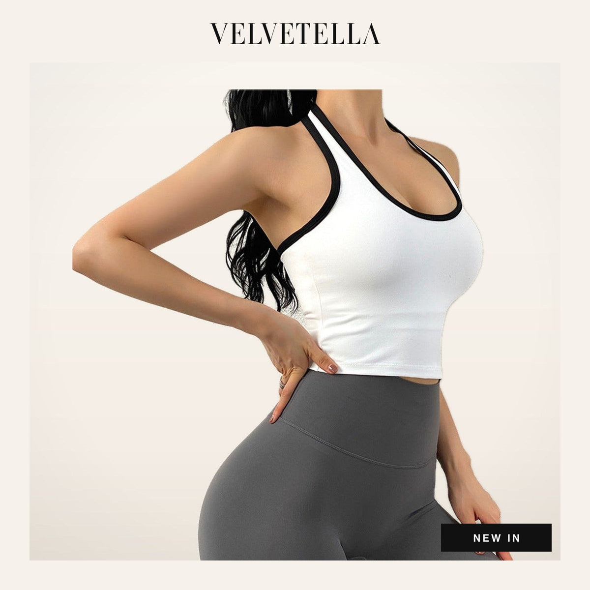 Studio Padded Waist-Length Tank | Velvetella