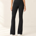 Studio Pocket Bootcut Pant in Versatile Black – front | Velvetella