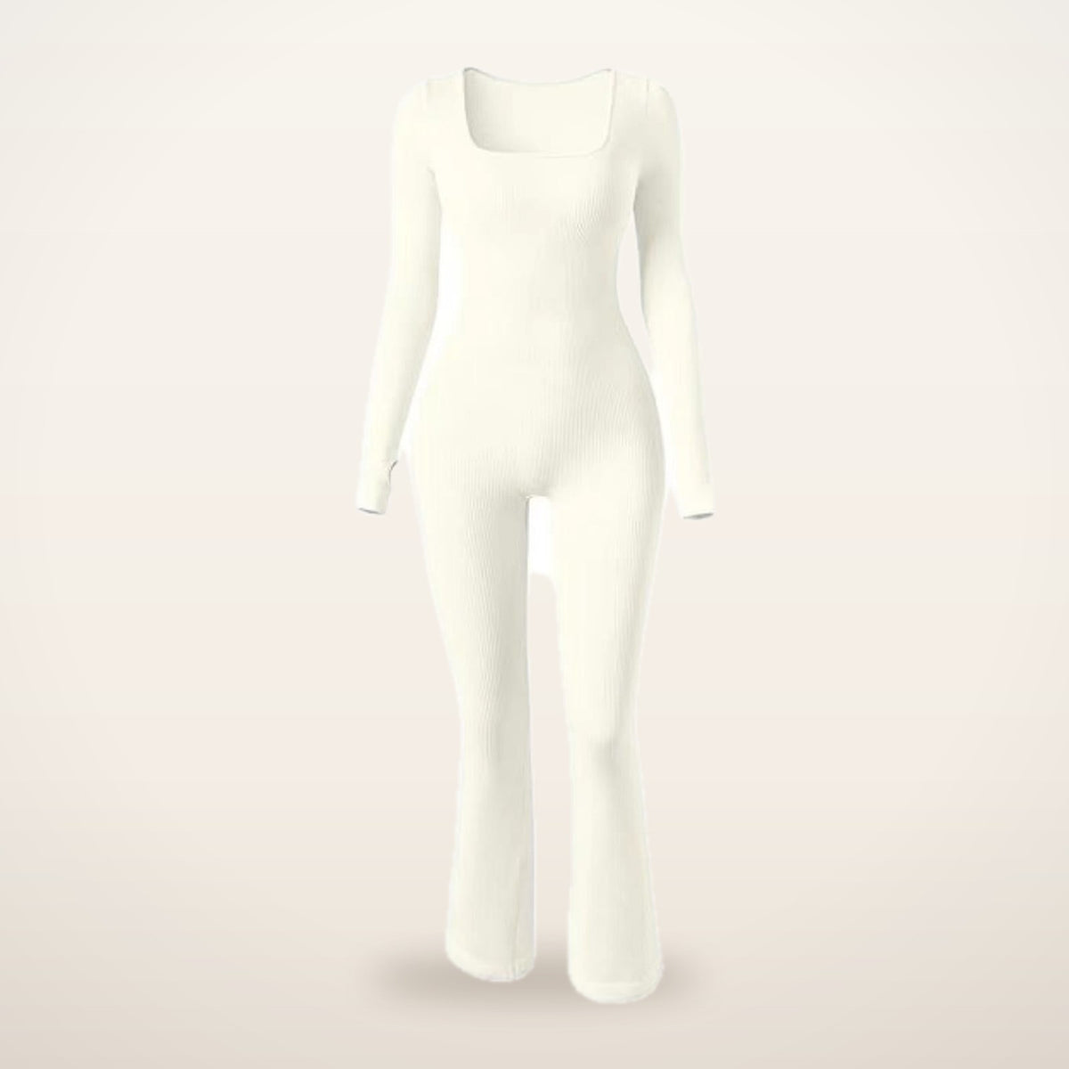 Studio Rib Flare Jumpsuit | Velvetella