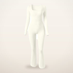 Studio Rib Flare Jumpsuit | Velvetella