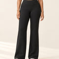 Studio Wide-Leg Pant in Black – front | Velvetella
