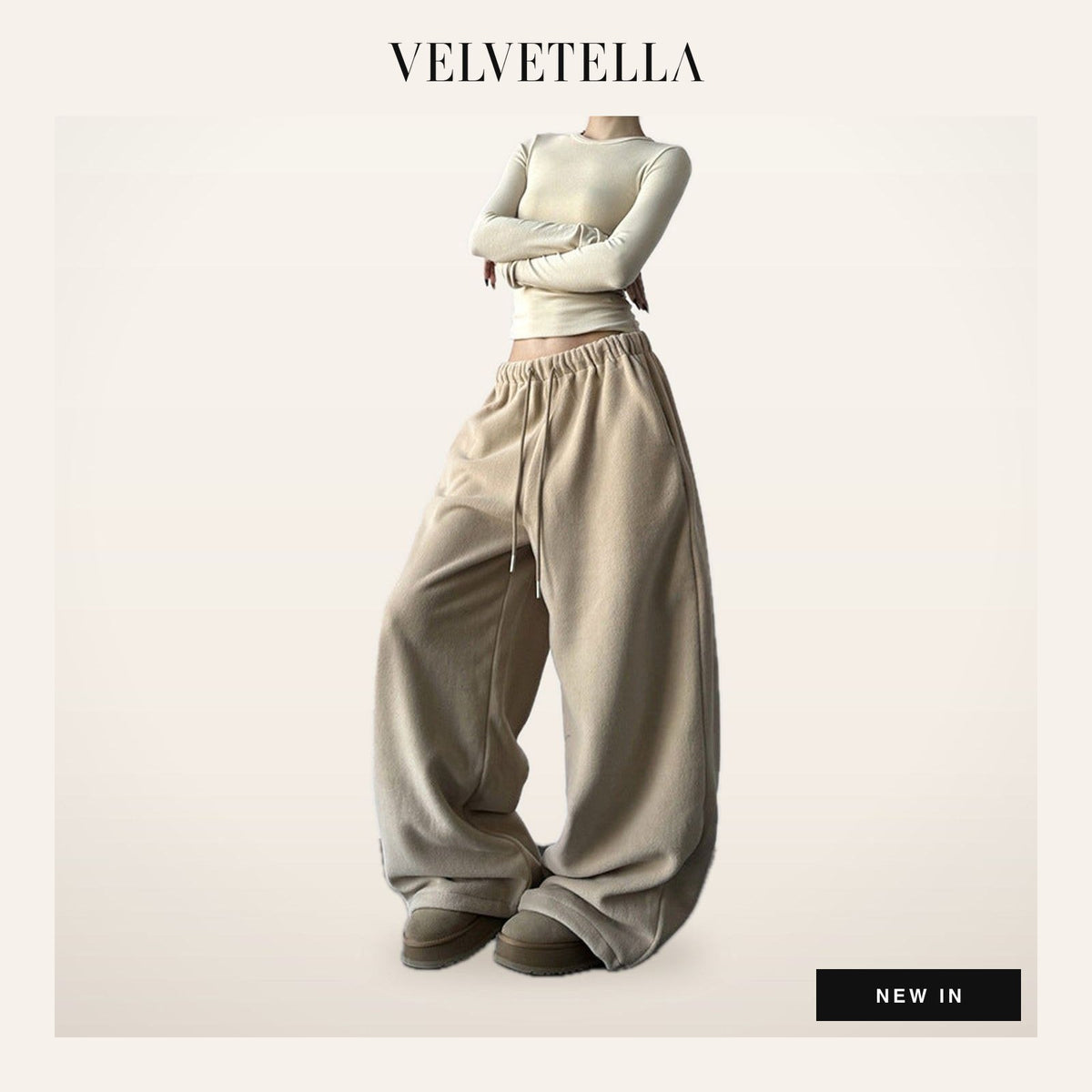 Studio Wide-Leg Sweatpant | Velvetella