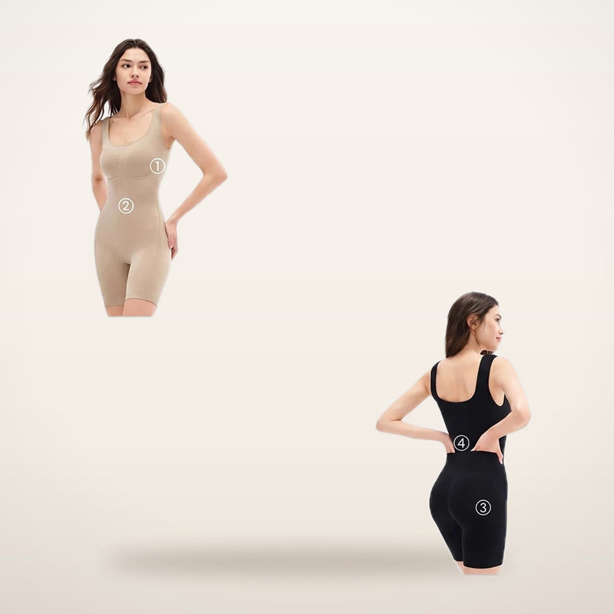 Luz Triple-Zone Drop-Seat Body Shaper | Velvetella