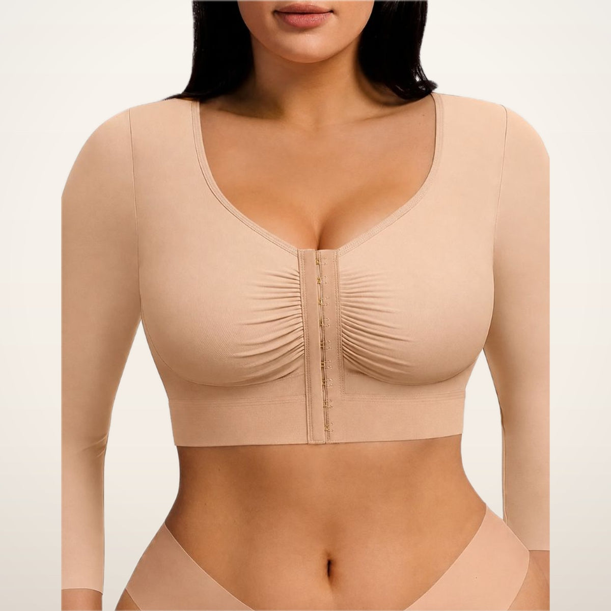 Upper Arm Compression Shaping Bra Top | Velvetella