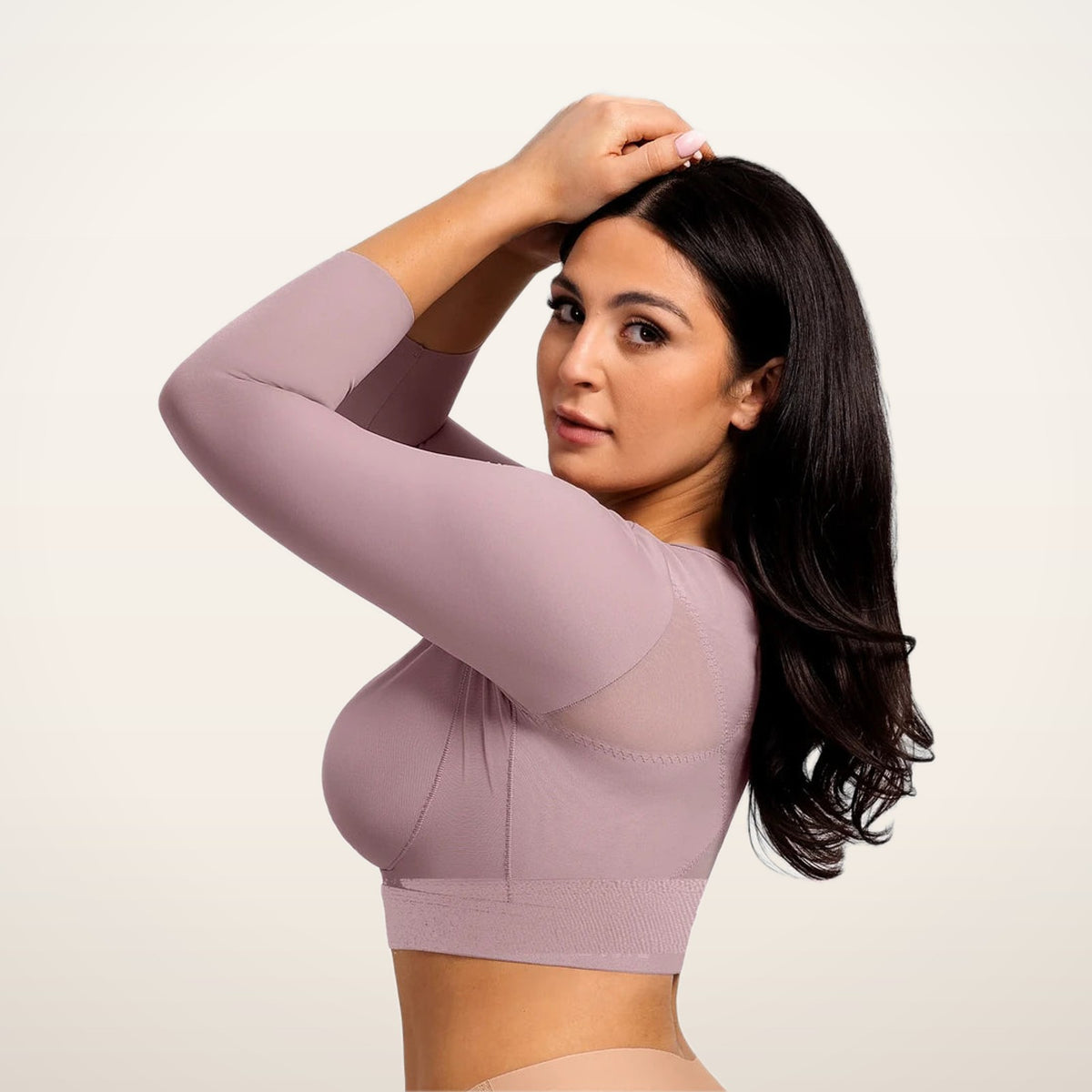 Upper Arm Compression Shaping Bra Top | Velvetella