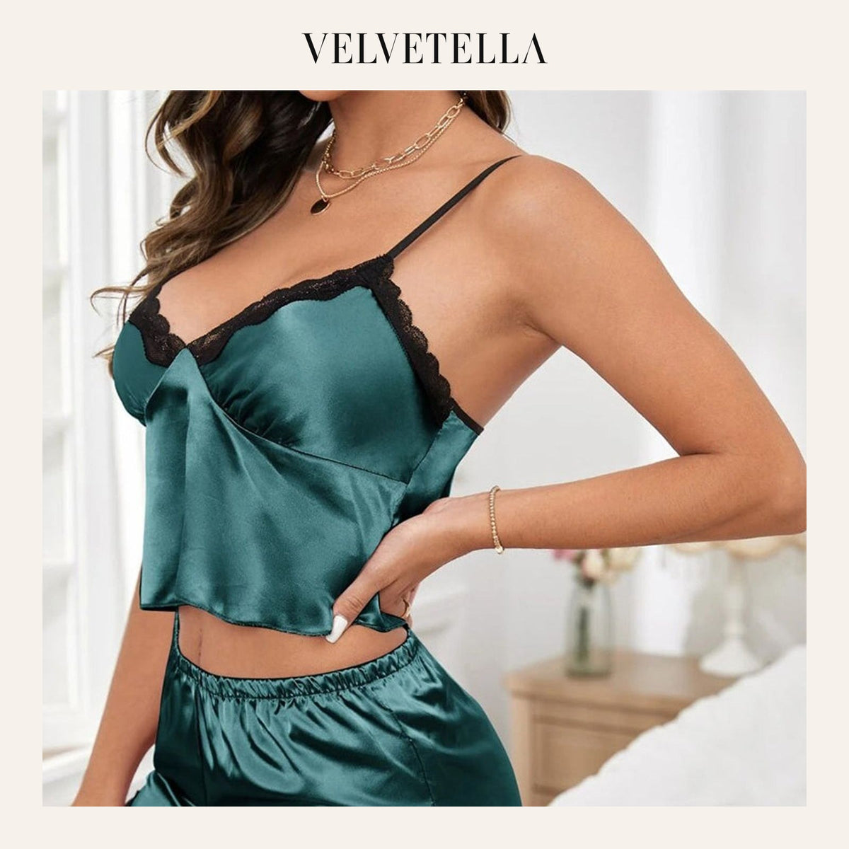 Women’s Sleeveless Tank Top Two-Piece Set | Velvetella
