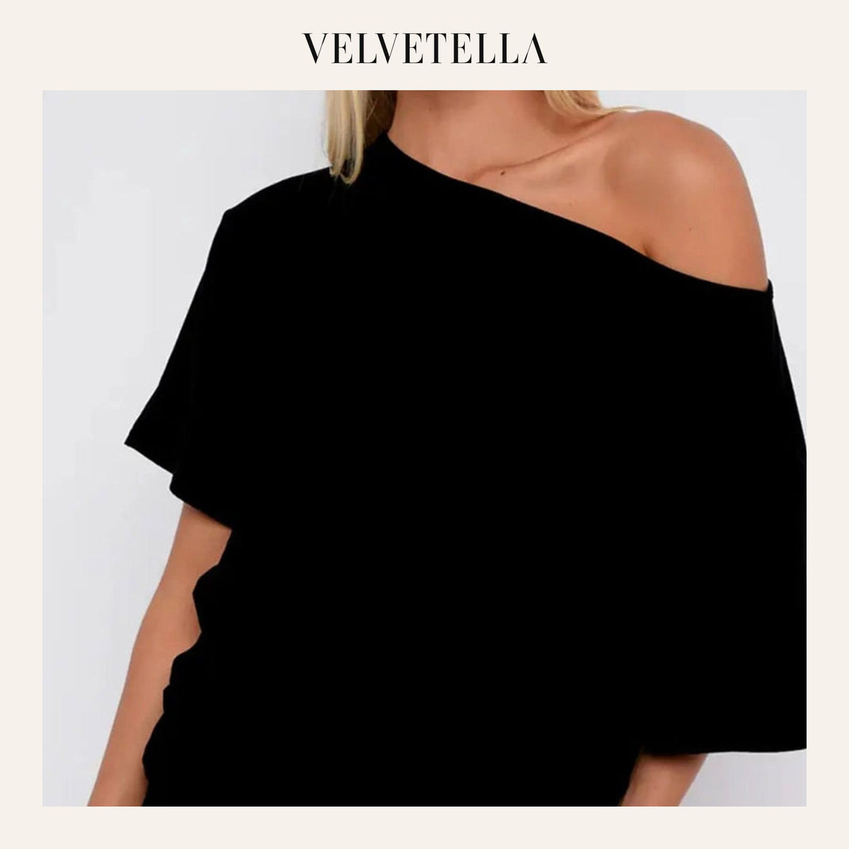 Women’s Two Piece Lounge Set Off Shoulder Top and Shorts | Velvetella