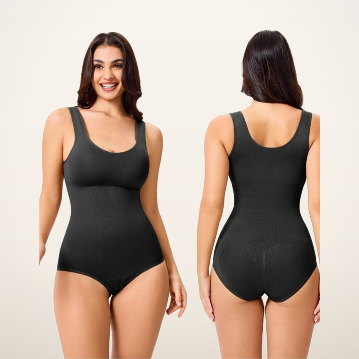 Aria Round-Neck Seamless Smoothing Bodysuit | Velvetella