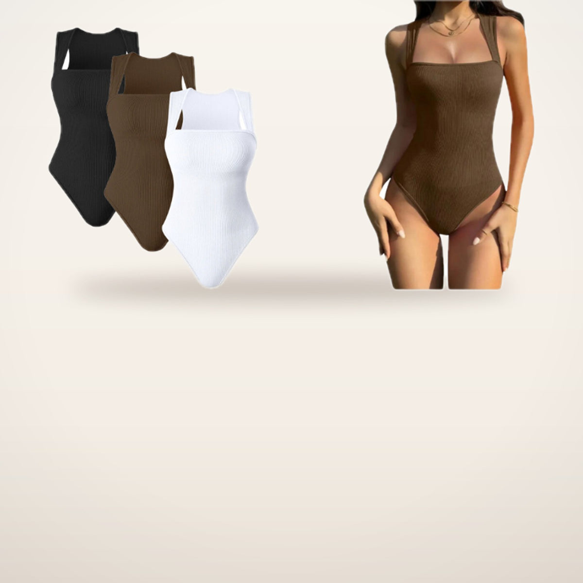 Aria Sleeveless Smoothing Tank Bodysuit | Velvetella