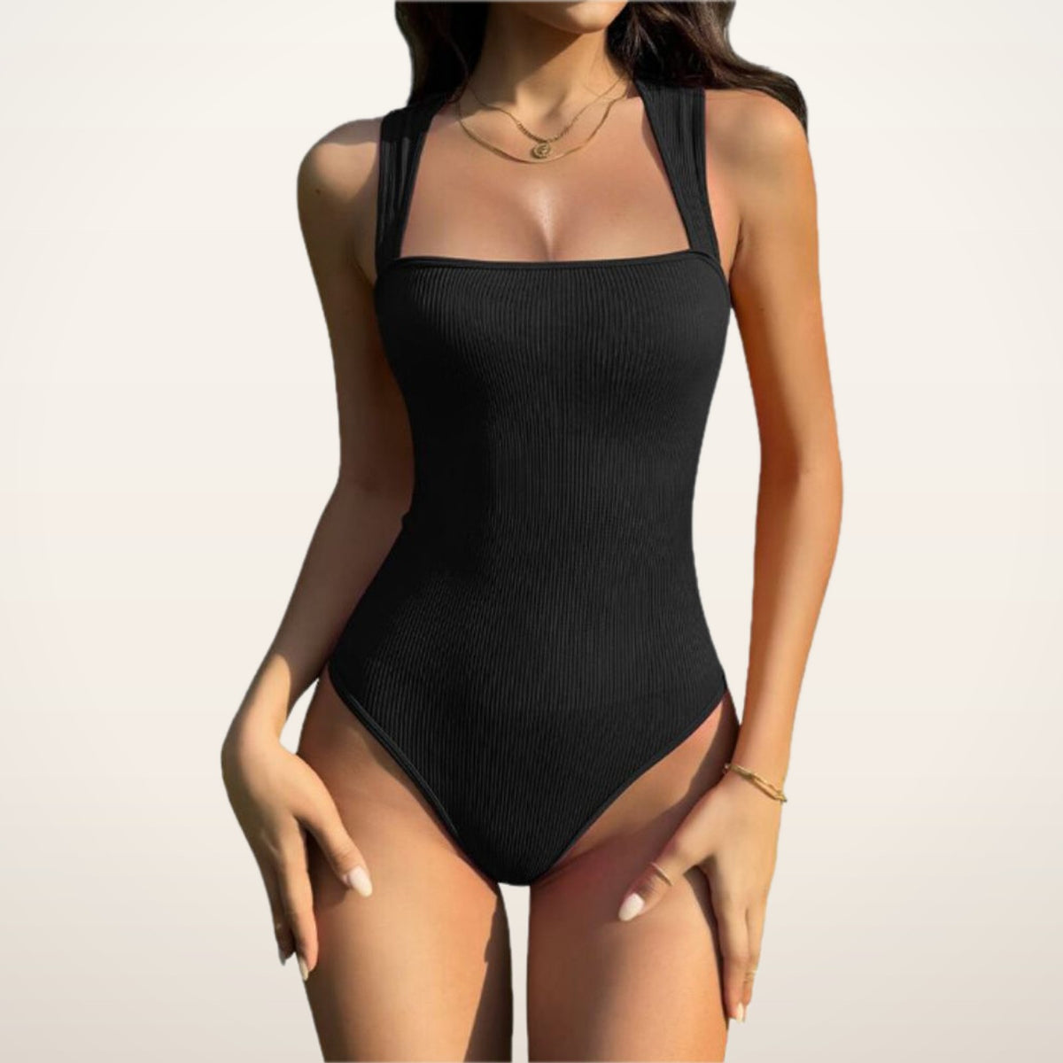 Aria Sleeveless Smoothing Tank Bodysuit | Velvetella