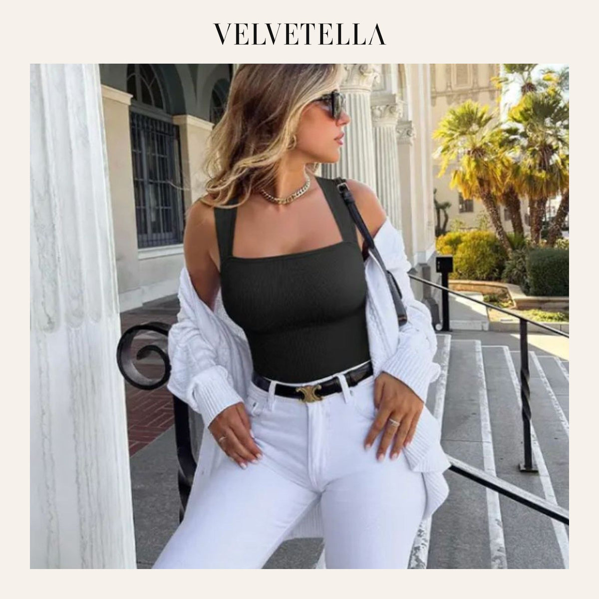 Sleeveless Tummy Control Tank Tops Bodysuits | Velvetella