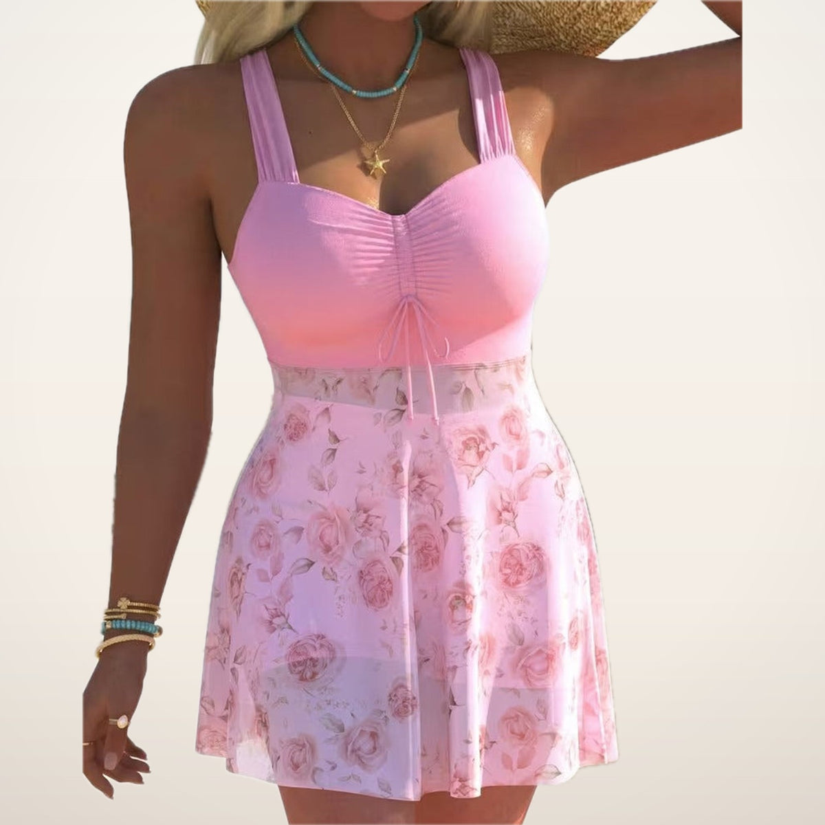 Lani Tankini & Swim Shorts Set | Velvetella