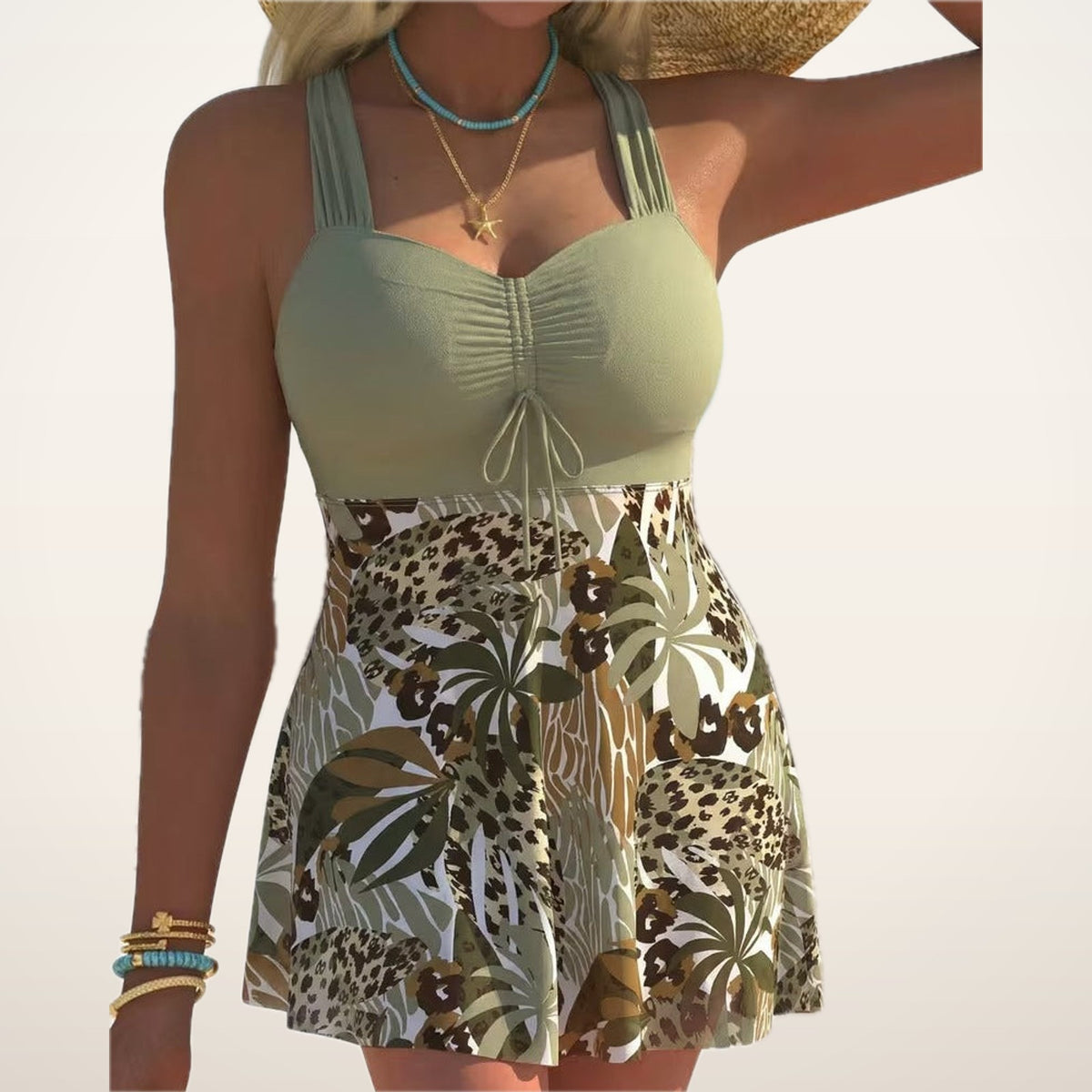 Lani Tankini & Swim Shorts Set | Velvetella