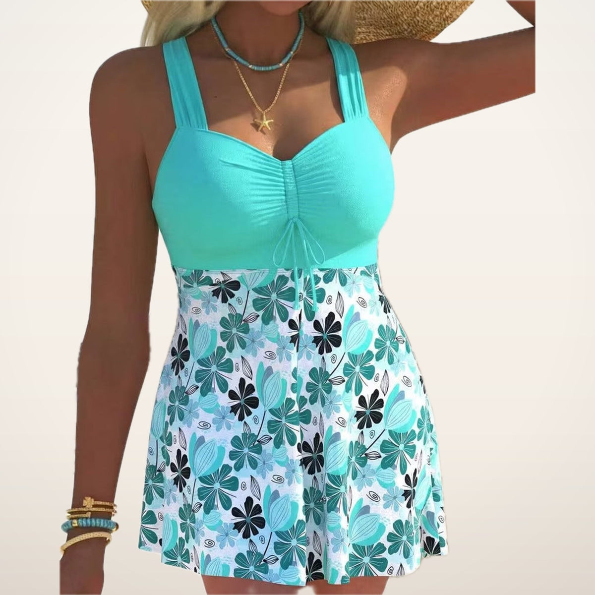 Lani Tankini & Swim Shorts Set | Velvetella