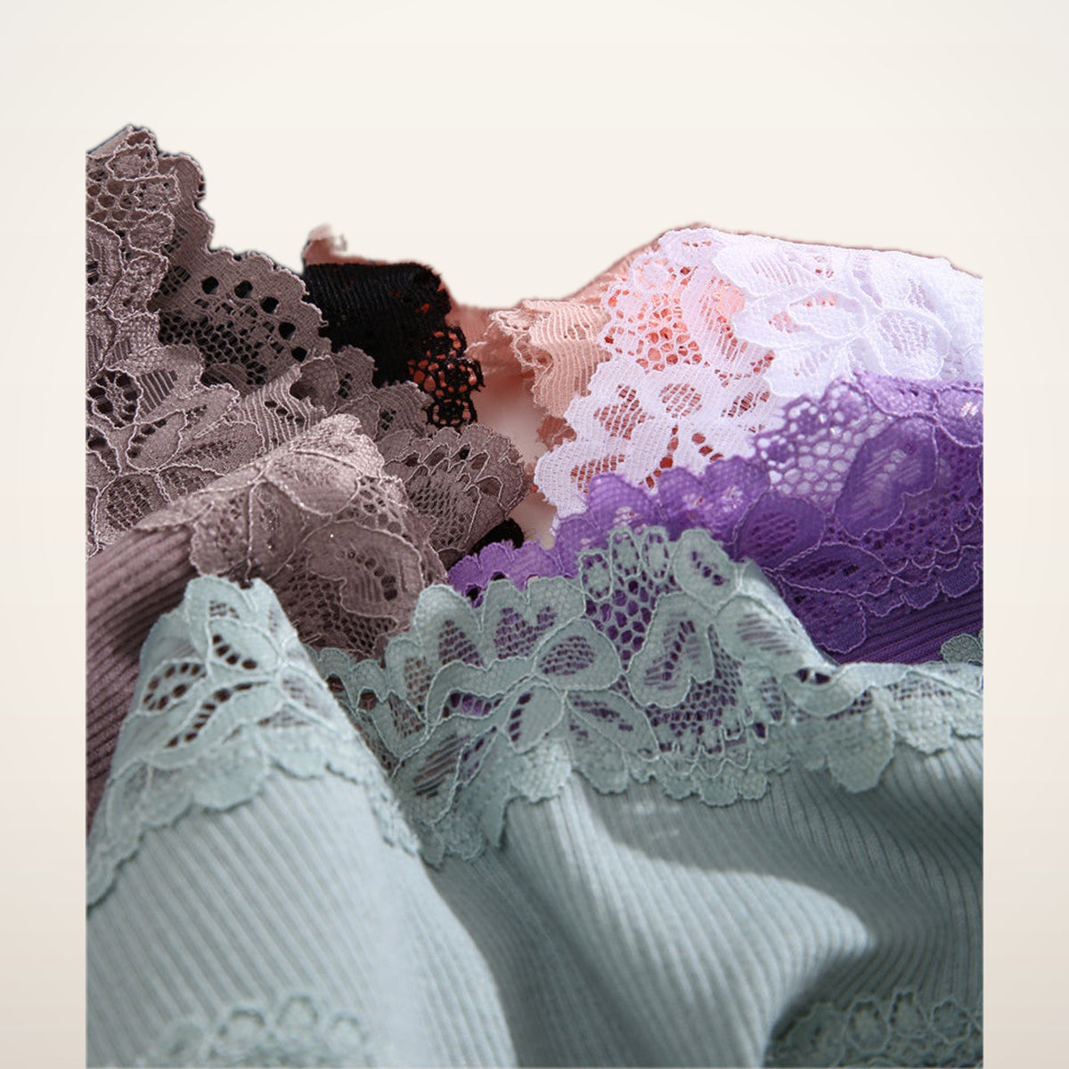 Coco Cotton & Lace Low-Rise Panties | Velvetella