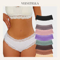 Women's Cotton Panties Lace Low Rise | Velvetella