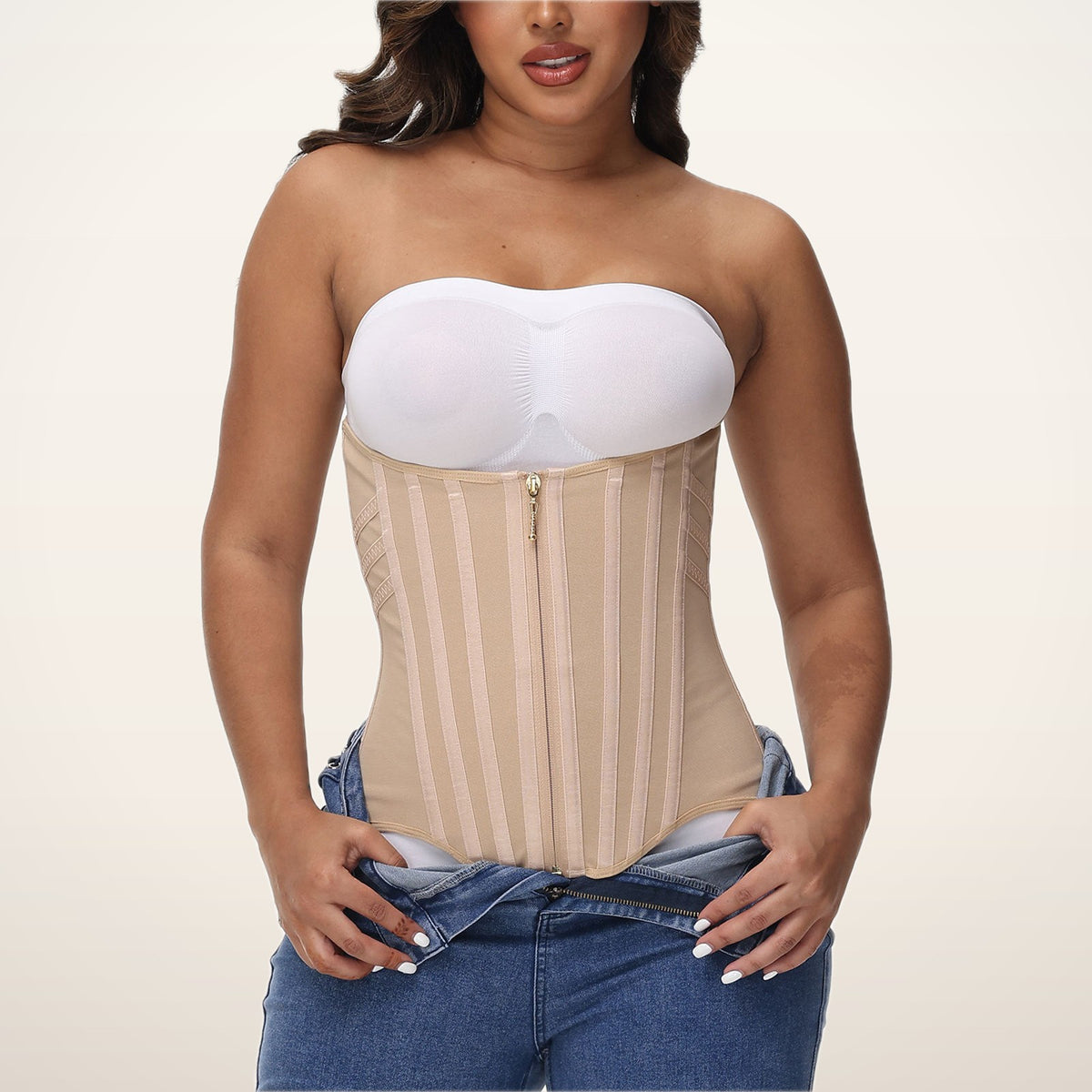 Thea Double-Layer Waist Compression Belt | Velvetella