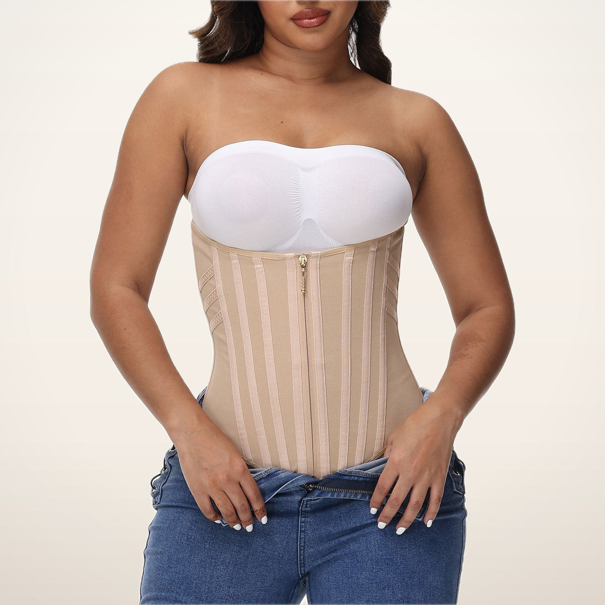 Thea Double-Layer Waist Compression Belt | Velvetella