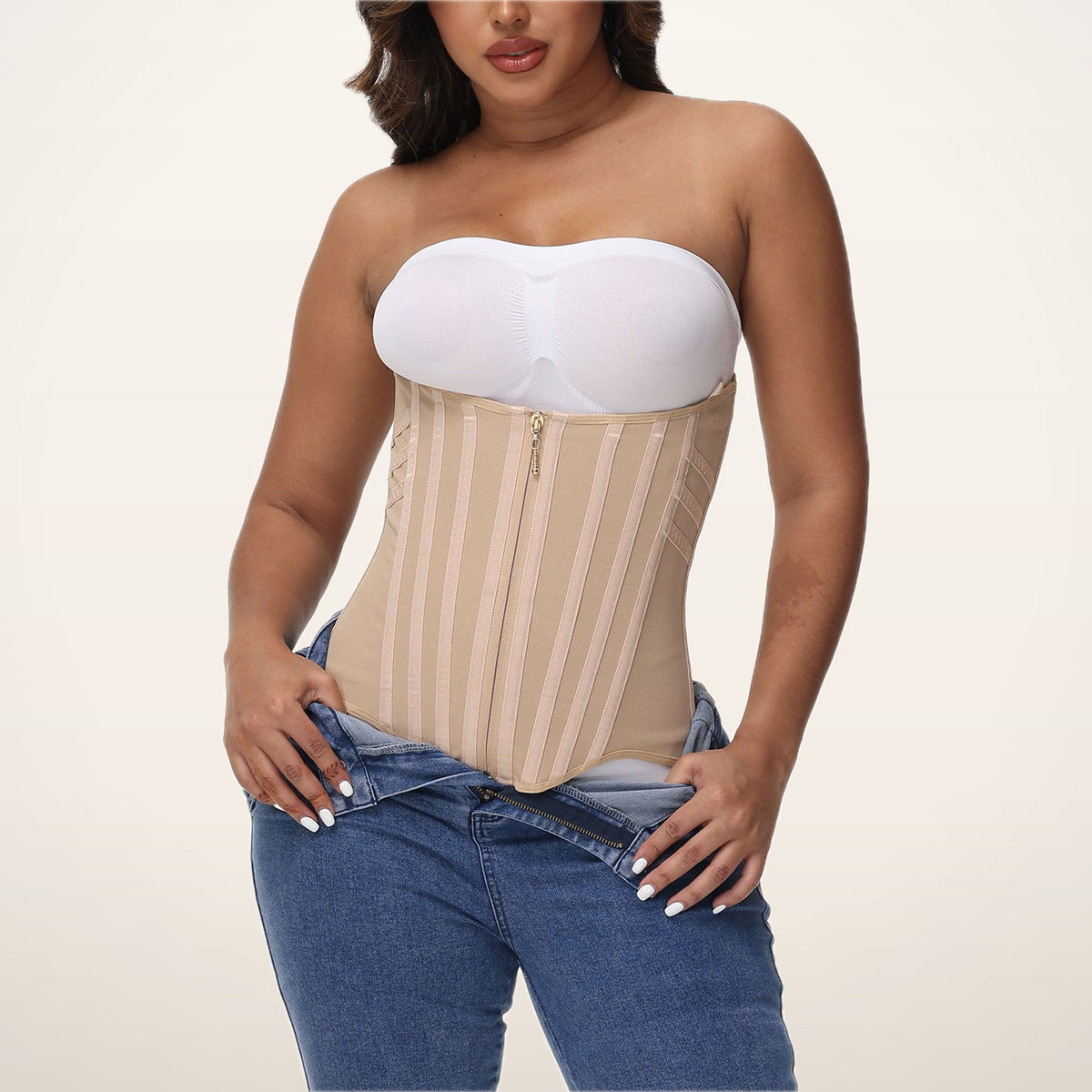 Thea Double-Layer Waist Compression Belt | Velvetella