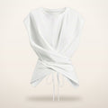 Vivi Cross-Back Knit Top | Velvetella