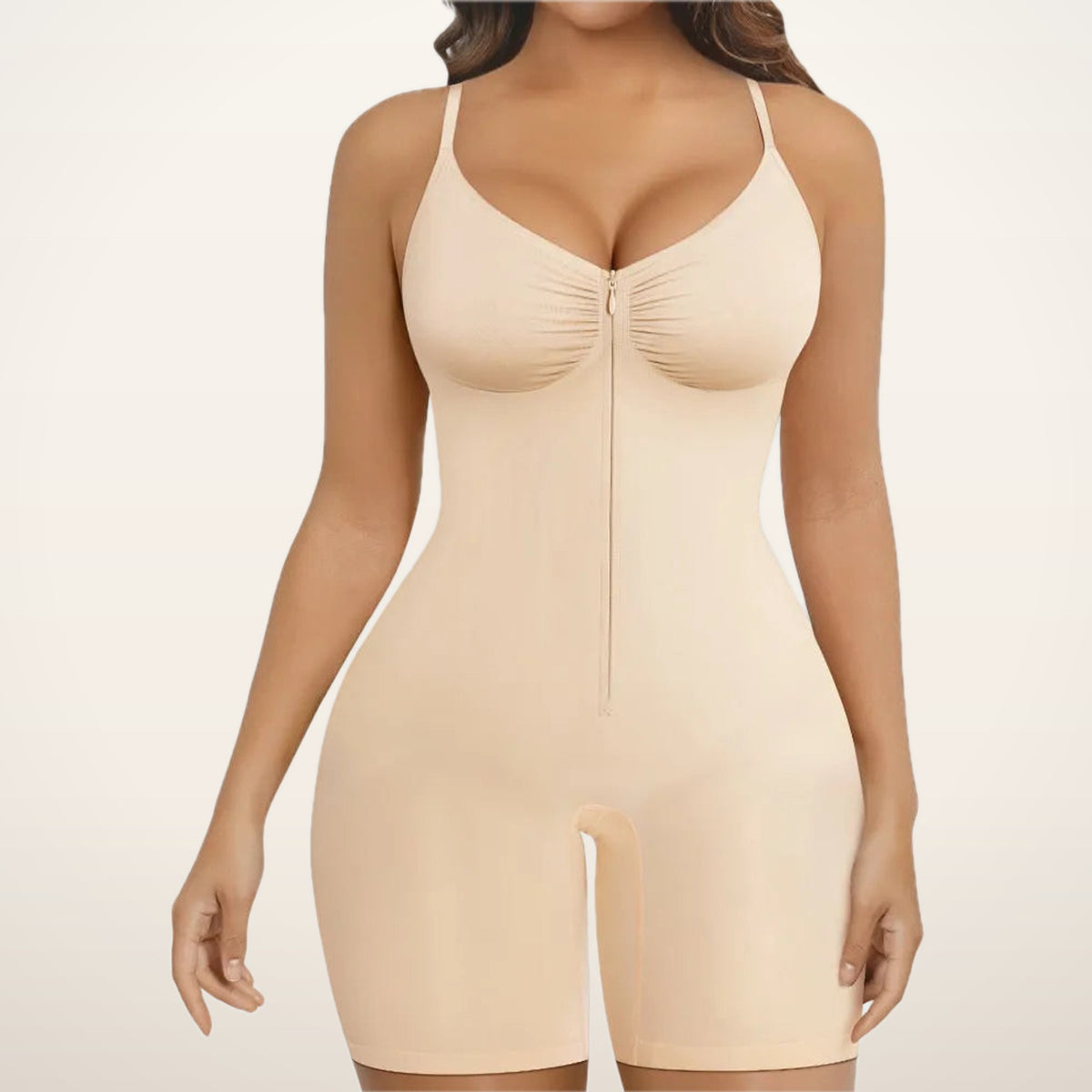 Aria Zip-Front Smoothing Bodysuit | Velvetella
