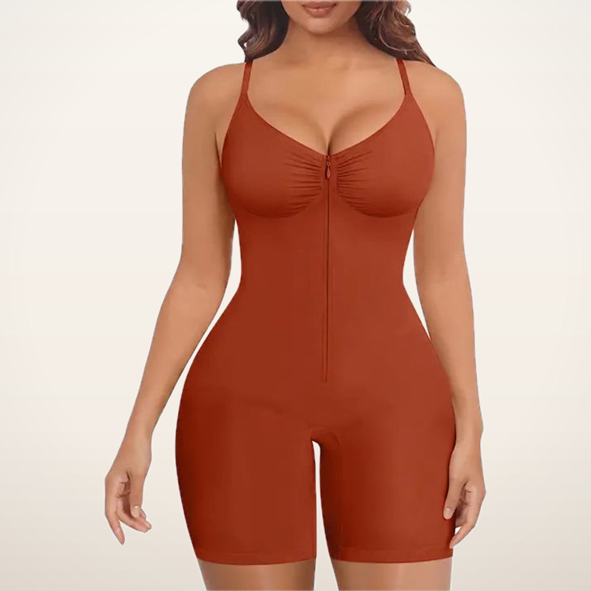 Aria Zip-Front Smoothing Bodysuit | Velvetella