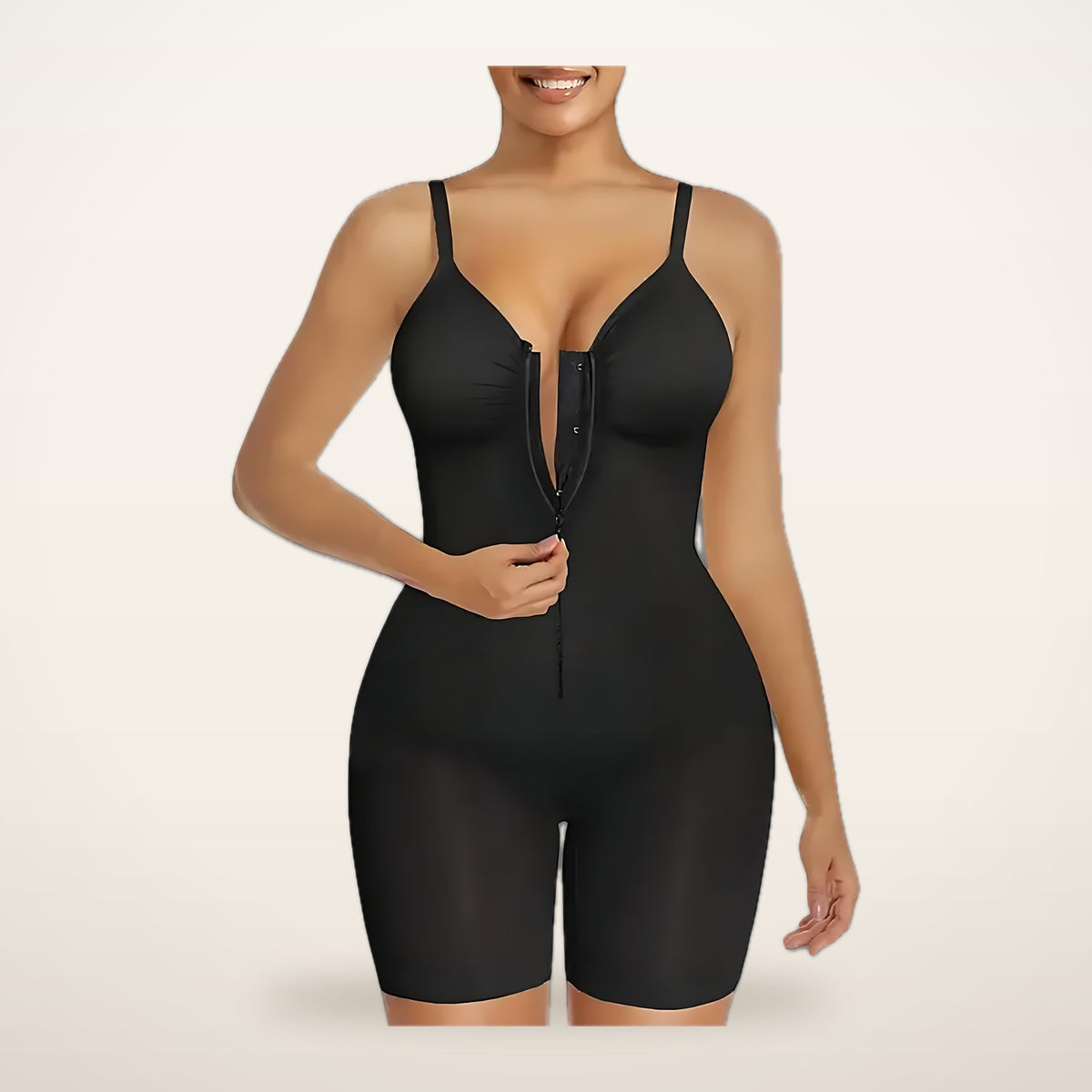 Aria Zip-Front Smoothing Bodysuit | Velvetella